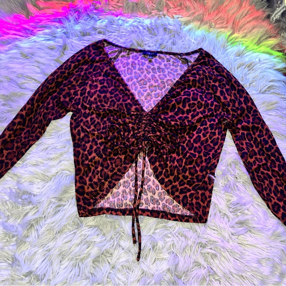 Cheetah print long sleeve